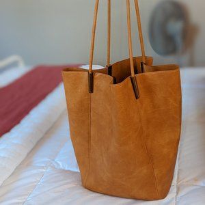 Genuine Leather - Hobo/Bucket Bag
